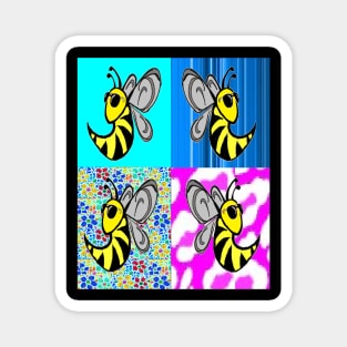 bee,bees,honey,bumblebum by LowEndGraphics Magnet