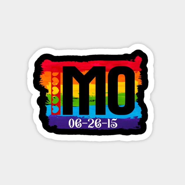 Missouri Gay Marriage Magnet by Blood Moon Design