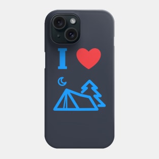 I Love Camping Phone Case