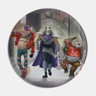 Shredder, Rocksteady and Bebop Pin