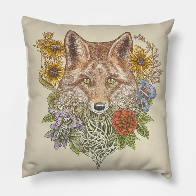 Fox Pillow by rcaldwell