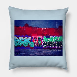 Nerd Super Heroes Abstract Graffiti Pillow