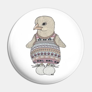 Little chicken knit Pin