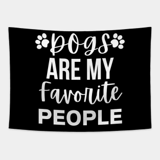 Funny Favorite Dogs And People Gift Idea Tapestry