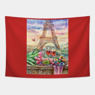 Paris France Tapestry