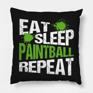 Eat Sleep Paintball Repeat gift Pillow