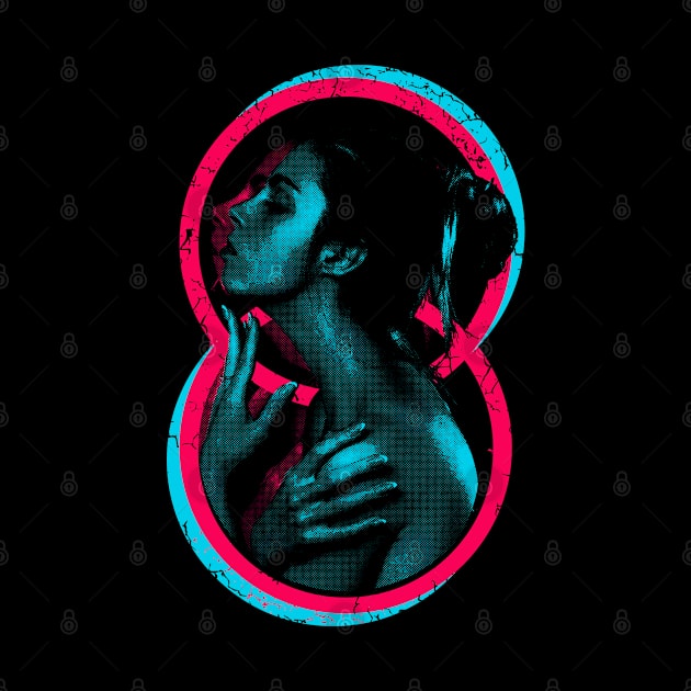Neon Girl Retro Style by TomCage
