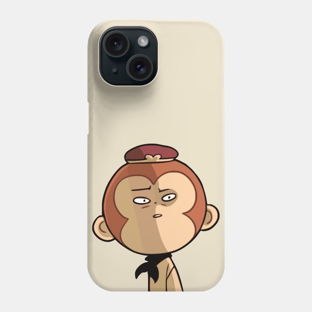 Tiny Monkey King in Disbelieve Phone Case by 	 FatharaniYasmin