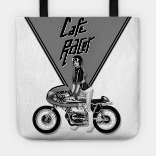 Classic Cafe Racer Motorcycle Tote