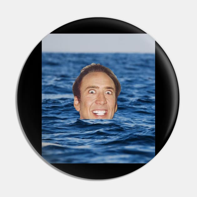 Nicolas Cage Sea Pin by AlternativePunk