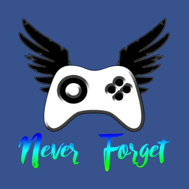 Never Forget gaming by JB's Design Store