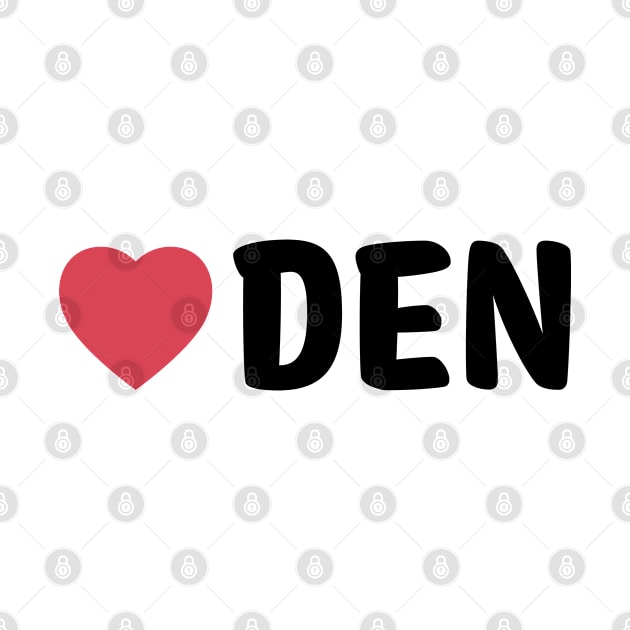 DEN (Denver Airport) Heart Script by modeoftravel