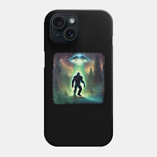 Beam Up Bigfoot Phone Case