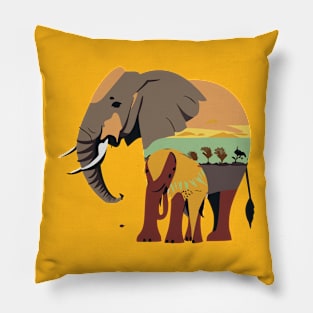 wildlife safari Pillow