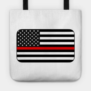 Thin Red Line American Flag Tote