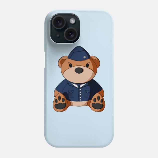 Military Teddy Bear Phone Case by Alisha Ober Designs