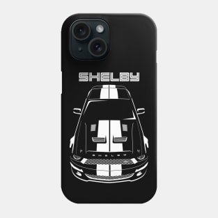 Ford Mustang Shelby GT500 KR 2008-2009 - White Stripes Phone Case