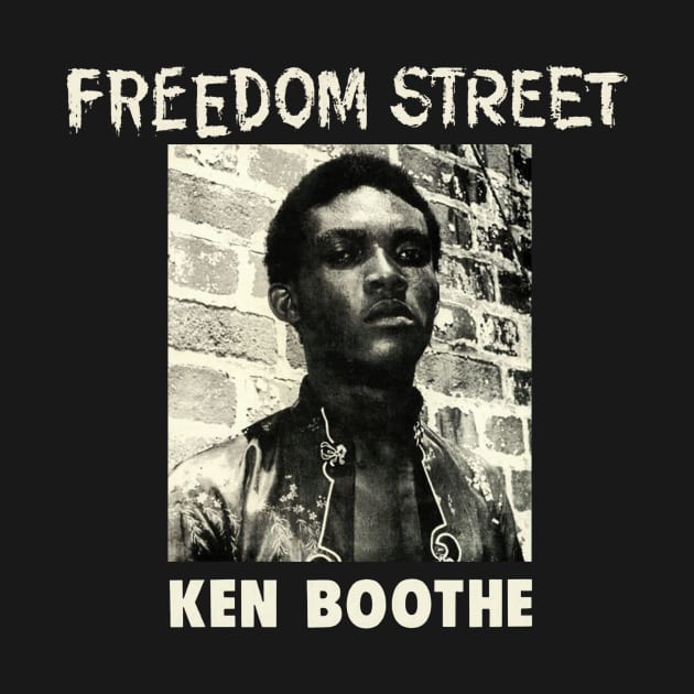 Ken Boothe : Freedom Street Vintage Artwork by superb