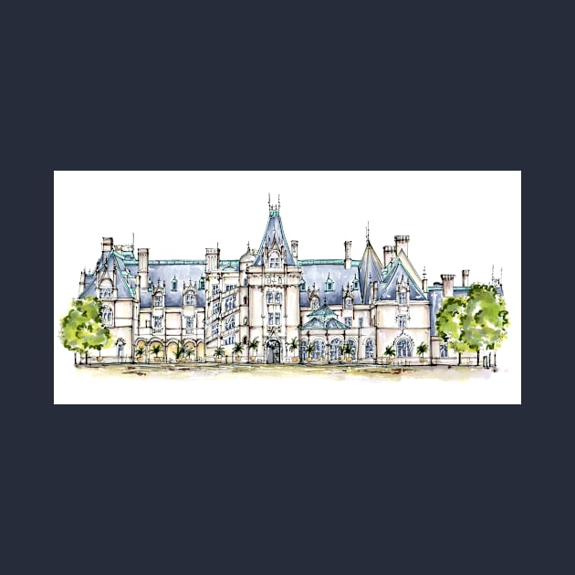 French chateau by Cola Collet