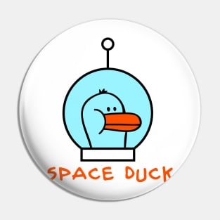 Astronaut Duck Pin