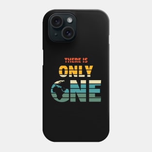 There is Only One Planet (retro colors) Phone Case