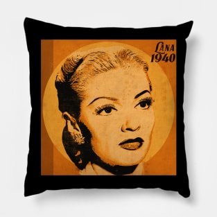 Vintage Cinema Lana Turner Pillow