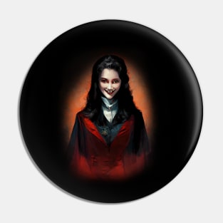 Female Vampire Pin