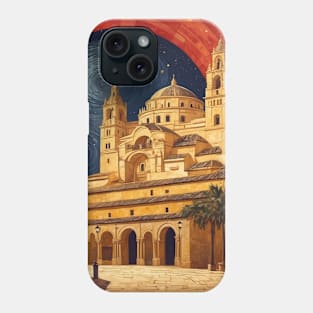 Mezquita of Cordoba Spain Starry Night Travel Tourism Retro Vintage Phone Case