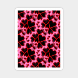 EXPLOSION Of Hearts Happy Valentines Day Magnet