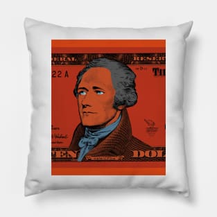 HAMILTON TEN DOLLAR BILL Pillow