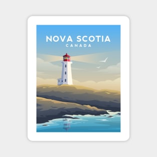 Nova Scotia, Canada - Peggy's Cove Lighthouse Magnet