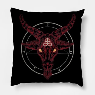 Science demon symbol Pillow