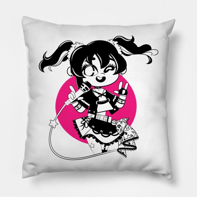 Rock Nico Pillow by scribblekisses