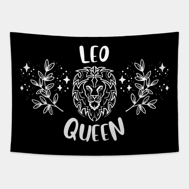 Leo Queen Tapestry by teresawingarts