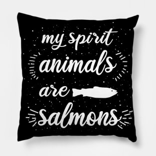 My spirit animal salmon Norway fishing love Pillow