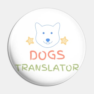 Dogs Translator Pin