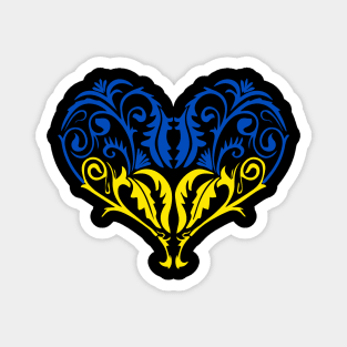 Ukrainian Heart Magnet