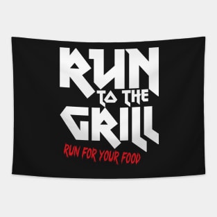Run to the grill Tapestry
