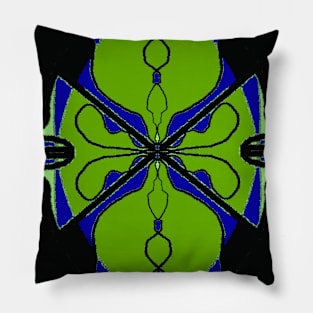 Green mask Pillow