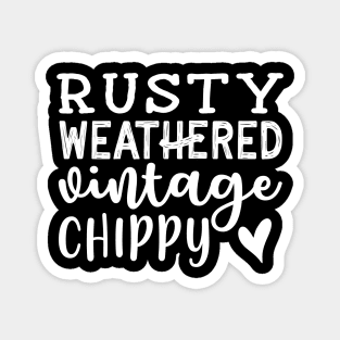 Rusty Weathered Vintage Chippy Antique Thrifting Cute Magnet