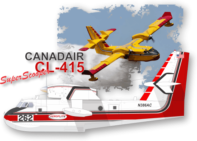 Canadair CL-415 SuperScooper Kids T-Shirt by GregThompson