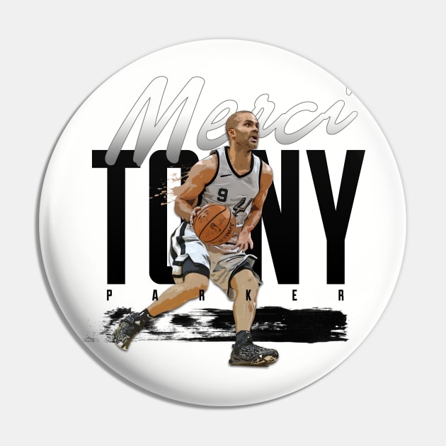 Tony Parker Retirement Pin by Juantamad