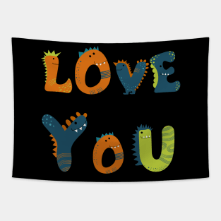 Dino Love Creative and Cute Gift Tapestry