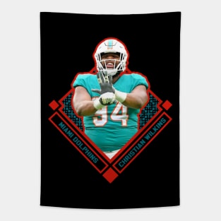 Christian Wilkins Diamond Style Tapestry