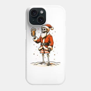 Skeleton Santa Phone Case