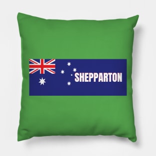 Shepparton City in Australian Flag Pillow