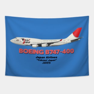 Boeing B747-400 - Japoan Airlines "Yokoso! Japan" Tapestry