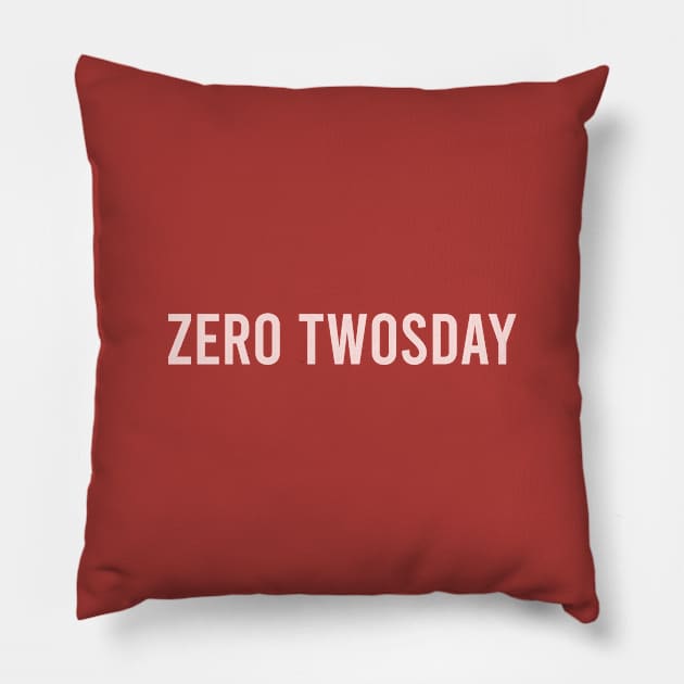 Zero Twosday Zero Two aesthetic Pillow by Pictandra