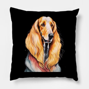 Afghan Hound Dog Pillow