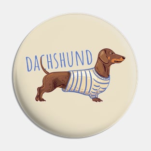 Dachshund sailor Pin